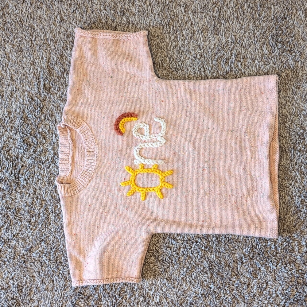 One year old birthday knit sweater